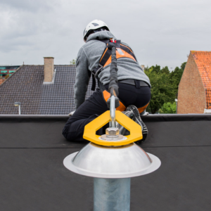 Installation point d'ancrage